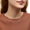 Thumbnail Image 2 of 1.6mm Glitter Rope Chain Necklace in Solid 10K Gold - 16"