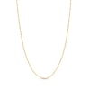1.0mm Adjustable Lumacina Chain Necklace in Solid 14K Gold - 18"