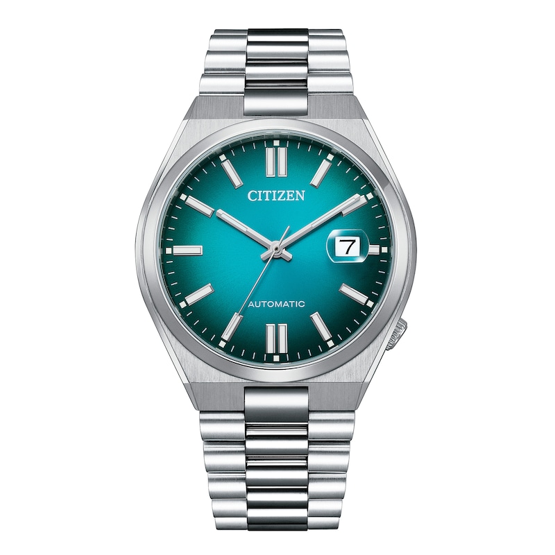 Men's Citizen "Tsuyosa" Automatic Silvertone Bracelet Watch (Model: NJ0151-53X)