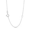 Pear-Shaped Lab-Created Emerald and White Lab-Created Sapphire Doorknocker Pendant and Earrings Set in Sterling Silver