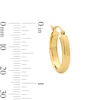 Thumbnail Image 2 of 19.0mm Hoop Earrings in 14K Gold