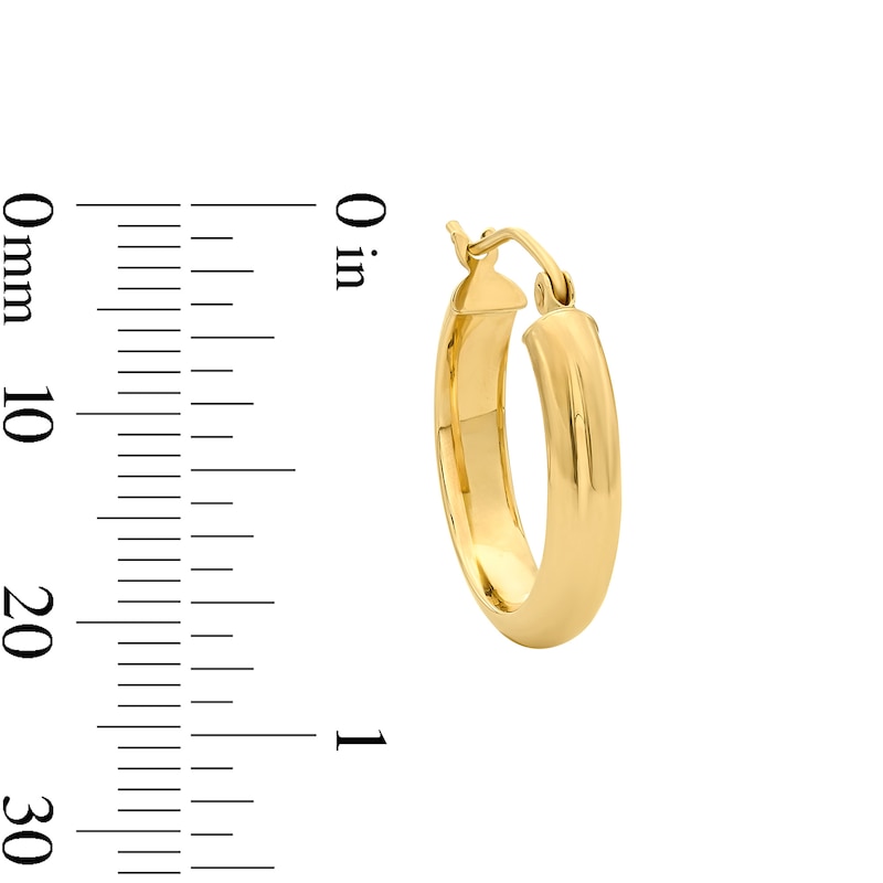 19.0mm Hoop Earrings in 14K Gold
