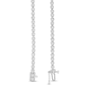 Thumbnail Image 3 of 1.00 CT. T.W. Diamond Miracle Tennis Bracelet in Sterling Silver