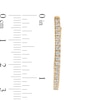 Thumbnail Image 3 of Unstoppable Love™ 1.00 CT. T.W. Certified Lab-Grown Diamond Hoop Earrings in 10K Gold (F/SI2)