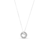 Thumbnail Image 1 of 0.30 CT. T.W. Diamond "MAMA" Swirl Frame Pendant in Sterling Silver