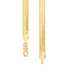 Thumbnail Image 3 of 6.8mm Herringbone Chain Necklace in Solid 10K Gold - 20"