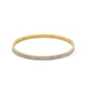 Thumbnail Image 1 of 0.70 CT. T.W. Diamond Flexible Bangle in 10K Gold - 6.75"
