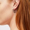 Thumbnail Image 2 of Unstoppable Love™ 1.00 CT. T.W. Certified Lab-Grown Diamond Hoop Earrings in 10K White Gold (F/SI2)