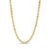 Thumbnail Image 1 of 4.4mm Glitter Rope Chain Necklace in Hollow 10K Gold - 24"