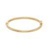 Thumbnail Image 1 of Child's 3.0mm Textured Bangle in Hollow 10K Gold - 5.5"