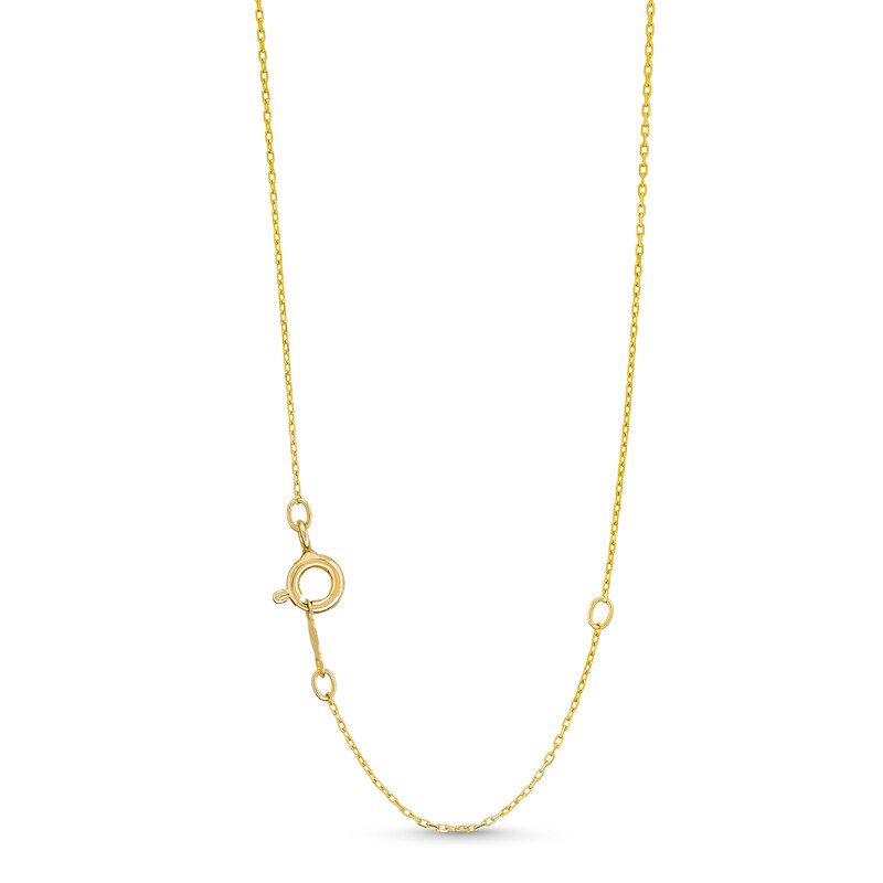 Main Image 3 of 0.30 CT. T.W. Multi-Diamond Swirl Circle Pendant in 10K Gold