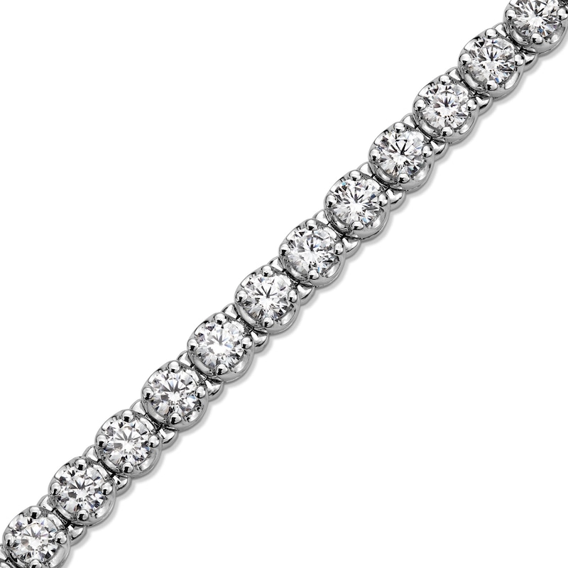 Main Image 1 of 8.00 CT. T.W. Certified Lab-Grown Diamond Tennis Bracelet in 10K White Gold (F/SI2) - 8.5”