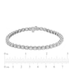 Thumbnail Image 4 of 8.00 CT. T.W. Certified Lab-Grown Diamond Tennis Bracelet in 10K White Gold (F/SI2) - 8.5”