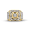 Thumbnail Image 4 of 1.00 CT. T.W. Multi-Diamond Double Frame North Star Ring in 10K Gold