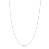Thumbnail Image 1 of 1.1mm Diamond-Cut Cable Chain Necklace in Solid 14K White Gold - 16”