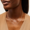 Thumbnail Image 2 of 1.1mm Diamond-Cut Cable Chain Necklace in Solid 14K Gold - 16”