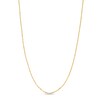 Thumbnail Image 1 of 1.1mm Diamond-Cut Cable Chain Necklace in Solid 14K Gold - 18"