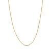 Thumbnail Image 1 of 1.2mm Curb Chain Necklace in Solid 18K Gold - 20”