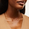 Thumbnail Image 2 of 1.2mm Curb Chain Necklace in Solid 18K Gold - 20”