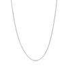 Thumbnail Image 1 of 1.2mm Curb Chain Necklace in Solid 18K White Gold - 20”