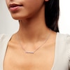 Thumbnail Image 2 of Diamond Accent "boy mom" with Heart Necklace in Sterling Silver