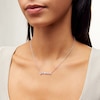 Thumbnail Image 2 of Diamond Accent "girl mom" with Heart Necklace in Sterling Silver