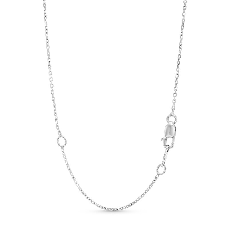 Main Image 3 of 0.18 CT. T.W. Diamond Half-and-Half Heart Outline Pendant in Sterling Silver and 10K Gold