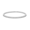 Thumbnail Image 1 of 3.00 CT. T.W. Certified Lab-Grown Diamond Bangle in 14K White Gold (F/SI2) - 7.1"