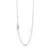 Thumbnail Image 3 of 0.085 CT. T.W. Diamond Intertwined Double Heart Pendant in Sterling Silver and 10K Gold