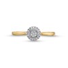 0.07 CT. T.W. Multi-Diamond Frame Promise Ring in 10K Gold