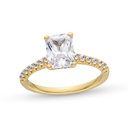 1.80 CT. T.W. Radiant-Cut Certified Lab-Grown Diamond Engagement Ring in 14K Gold (F/VS2)