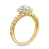 Thumbnail Image 3 of 1.00 CT. T.W. Oval Diamond Frame Engagement Ring in 10K Gold