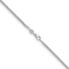 2.0mm Wheat Chain Necklace in Solid Platinum