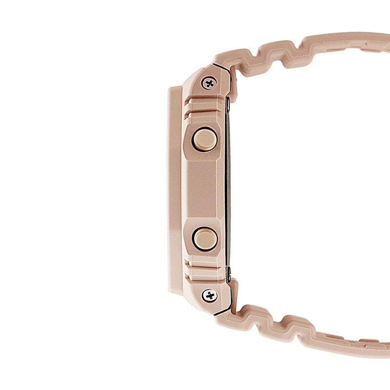 Women's Casio G-Shock S Series Light Pink Resin Strap Watch with Light Pink Dial (Model: GMAS2100-4A)