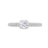Thumbnail Image 4 of 0.69 CT. T.W. Diamond Double Prong Engagement Ring in 14K White Gold