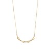 Thumbnail Image 1 of 0.23 CT. T.W. Diamond "MAMA" Station Line Necklace in 10K Gold - 17"