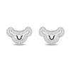 Disney Treasures The Lion King 0.115 CT. T.W. Diamond Simba Stud Earrings in Sterling Silver