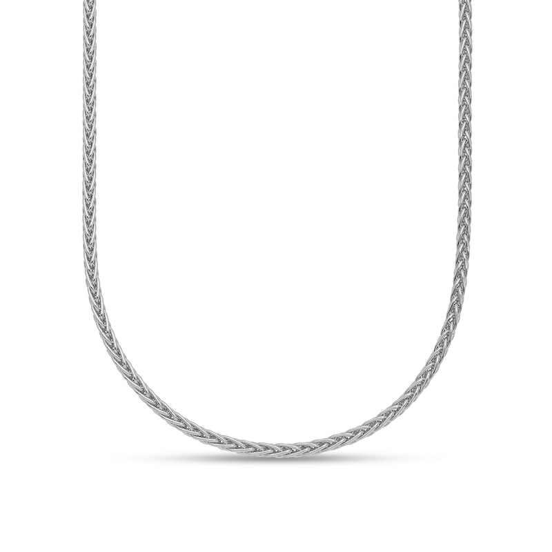 Main Image 1 of 2.0mm Wheat Chain Necklace in Solid Platinum - 24"