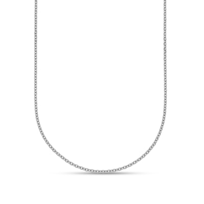 1.6mm Cable Chain Necklace in Solid Platinum