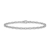 3.0mm Cable Chain Bracelet in Solid Platinum - 7.25"