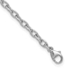 3.0mm Cable Chain Bracelet in Solid Platinum - 7.25"