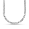 4.3mm Diamond-Cut Curb Chain Necklace in Solid Platinum - 24"
