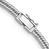 4.3mm Diamond-Cut Curb Chain Necklace in Solid Platinum - 24"