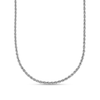 Thumbnail Image 1 of 2.2mm Rope Chain Necklace in Solid Platinum - 18"