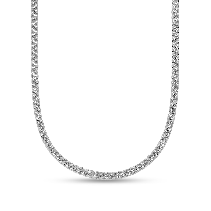 Main Image 1 of 2.5mm Wheat Chain Necklace in Solid Platinum - 24"