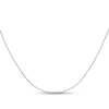 1.0mm Box Chain Necklace in Solid Platinum