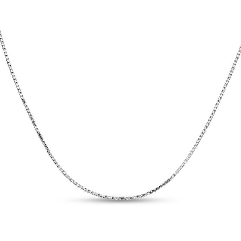 Main Image 1 of 1.5mm Box Chain Necklace in Solid Platinum - 20"