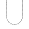 Thumbnail Image 1 of 2.5mm Figaro Chain Necklace in Solid Platinum - 20"