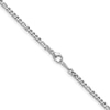 Thumbnail Image 2 of 2.5mm Figaro Chain Necklace in Solid Platinum - 20"