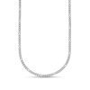 Thumbnail Image 1 of 2.5mm Figaro Chain Necklace in Solid Platinum - 24"